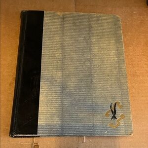Vintage Hardcover Book with Black and Gray Cover 1928 Ballard of Reading Gaol